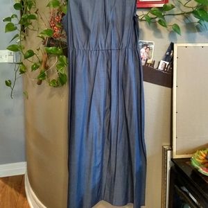 Sharagano Chambray Tencel Maxi Dress dress